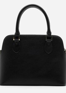 US Polo Assn Black Dome Satchel Handbag