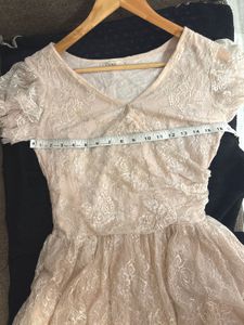Elegant Lace Wrap Dress