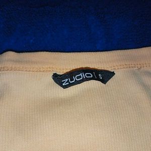 Peach Ribbed Cap Sleeve Top
