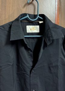 Mufti Black Casual Shirt cool