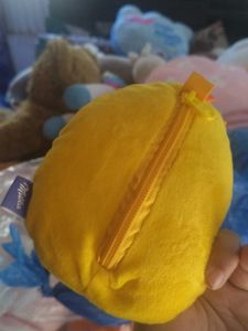 Cute Yellow Chick Plush pouch