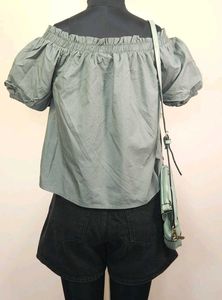 Sage Green Top (Vera Moda)