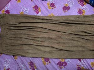 Brown Textured Blouse with Tie Detail