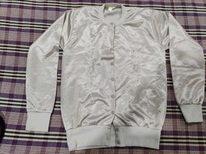 Vintage Embroidered Bomber Jacket