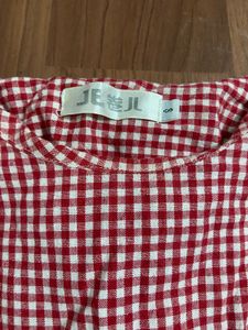 Red Gingham Fit &amp; Flare Dress