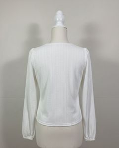 SLYCK v-neck white top