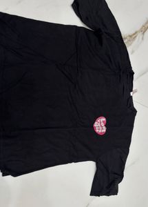 Black Graphic T-Shirt