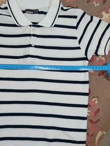 Boy's Striped Polo Shirt
