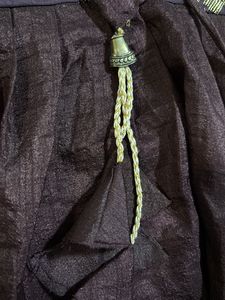 Elegant Purple Kurta with Gold Embellishments
