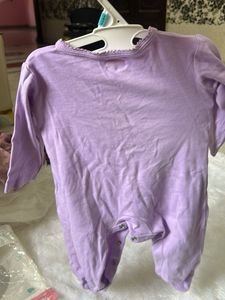 Adorable Lavender Bunny Footie Pajamas