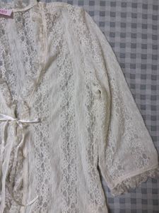 Elegant Lace Kimono Style Blouse