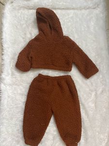 Cozy Brown Baby Outfit