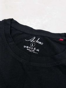 Black Long Sleeve Graphic Tee