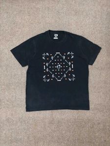 Black Graphic Print T-Shirt