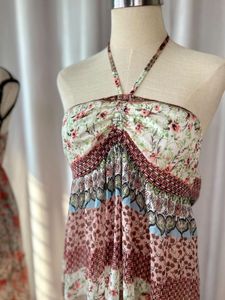 Boho Halter Maxi Dress