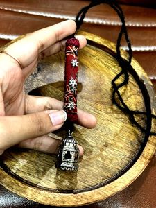 Boho Pendant Necklace with Beaded Detail