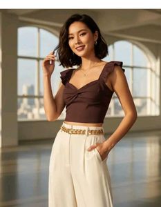 ruffle crop top