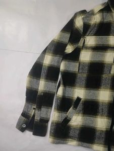 Men's Plaid Flannel Shirt Jacket