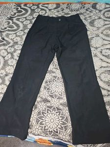 Black Wide Leg Trousers