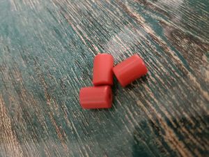 Red Barrel Beads for Jewelry Making