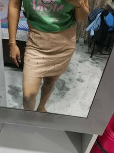 Leather Skirt.... Perfect For Party... Cocktail