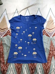 Cute Owl Print Tee