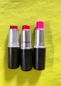 MAC Lipsticks (Set of 3)