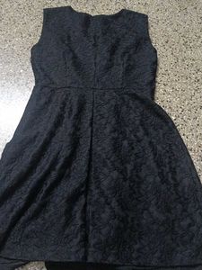 Elegant Black Embellished Dress