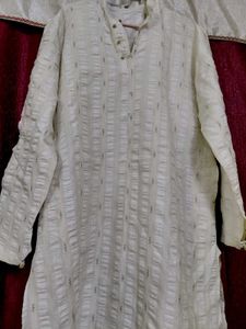 Elegant MENS White Kurta - Classic Style