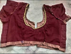 Mauve Color Banarasi Silk Blouse,Read Description