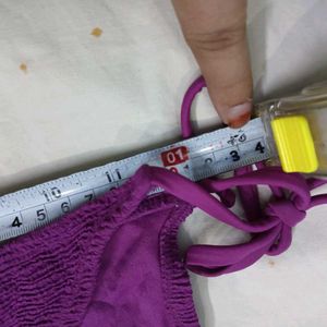 Textured ⚛️Purple Bikini Bottoms