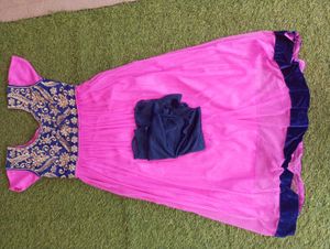 Cute Pink & Blue Dress