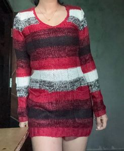 Cozy Striped Knit Sweater