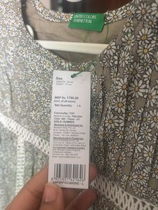 Cute Floral Print Dress - UCB