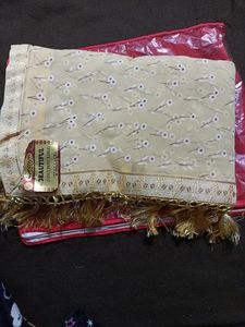 Beautiful Cream Colour Saree