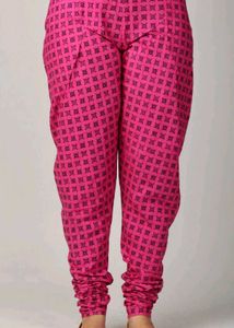 Vibrant Pink Printed Salwar Pants