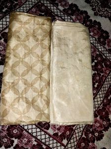 Branded Crepe &amp;cotton Silk Saree