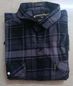 Men's Slim Fit Plaid Shirt