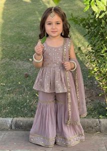 Stunning Ethnic Sharara Set for Girls