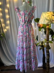 Floral Print Maxi Dress
