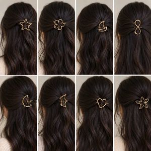 Set of 8 Celestial & Geometric Hair Clips