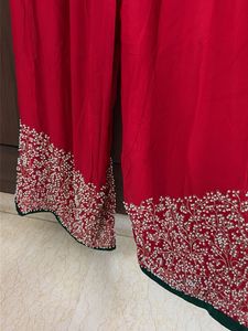 Red Plazzo Pants