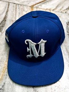 Vibrant Blue Metley Baseball Cap