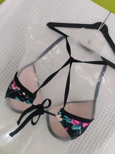 Floral Print Bra
