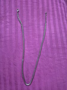 Silver Box Chain Necklace