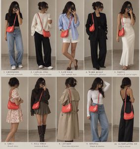 H&M Red Shoulder Bag