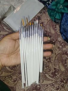 Set of 12 nail extension Brushes