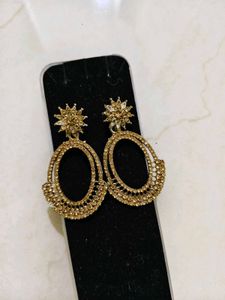 Gold Hoop Earrings Set