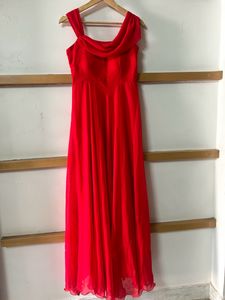 Red Western Gown