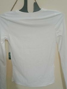 White Long Sleeve Top